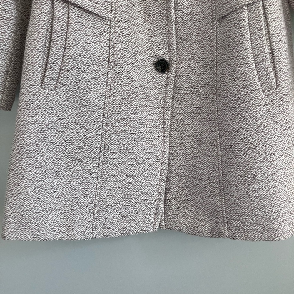 GALLERY New York Cream & Tan Tweed Coat Size 1X - Picture 5 of 14
